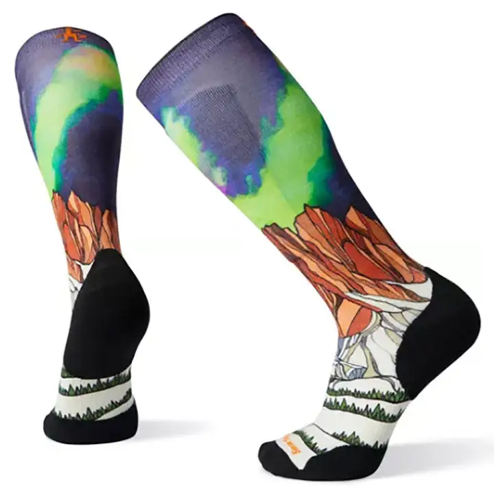 Smartwool PhD Ski Light Wlite Pattern Socks Mens 3 Smartwool PhD Ski Light Wlite Pattern Socks Mens - Image 3